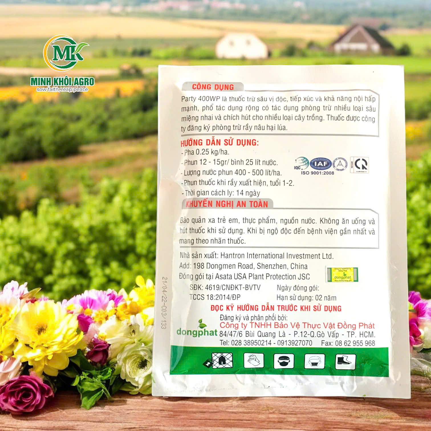 Thuốc đặc trị rầy Party 400WP - Gói 65g